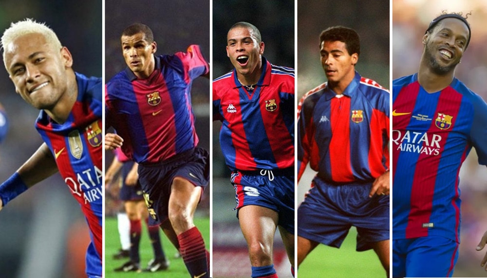 5 brasileños históricos en el Barcelona