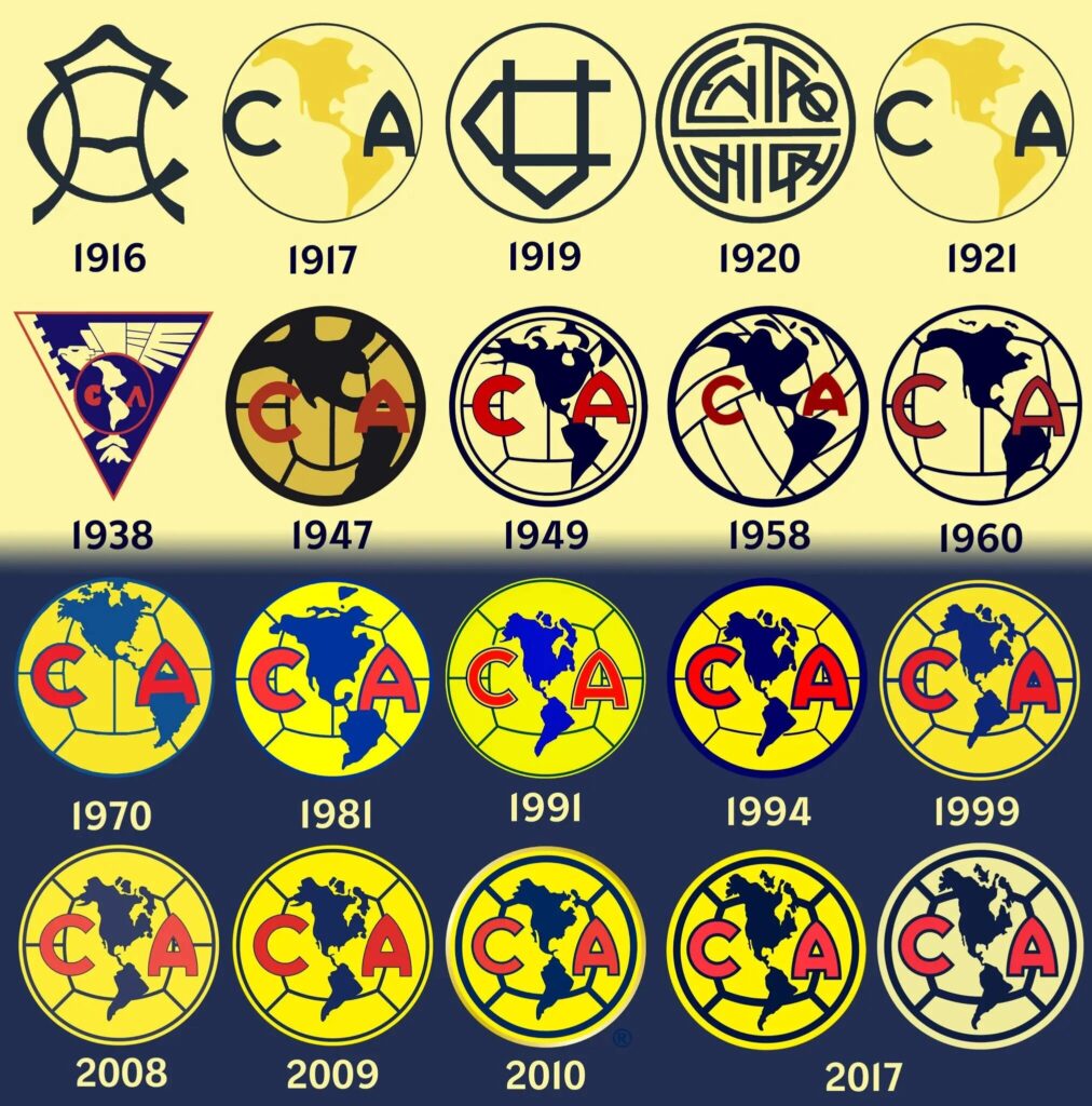 club america escudos historia